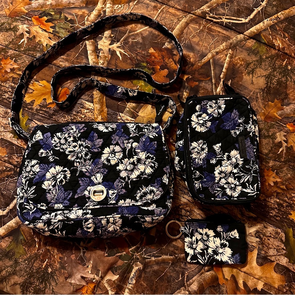 Wet Bradley Crossbody, ID Wallet and Makeup Case